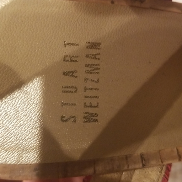 Stuart Weitzman Women's Wedge Shoes...red, size 10 - Picture 5 of 7
